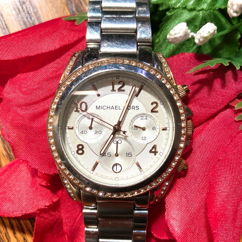 Michael Kors Blair Watch, Rose Gold and Silver